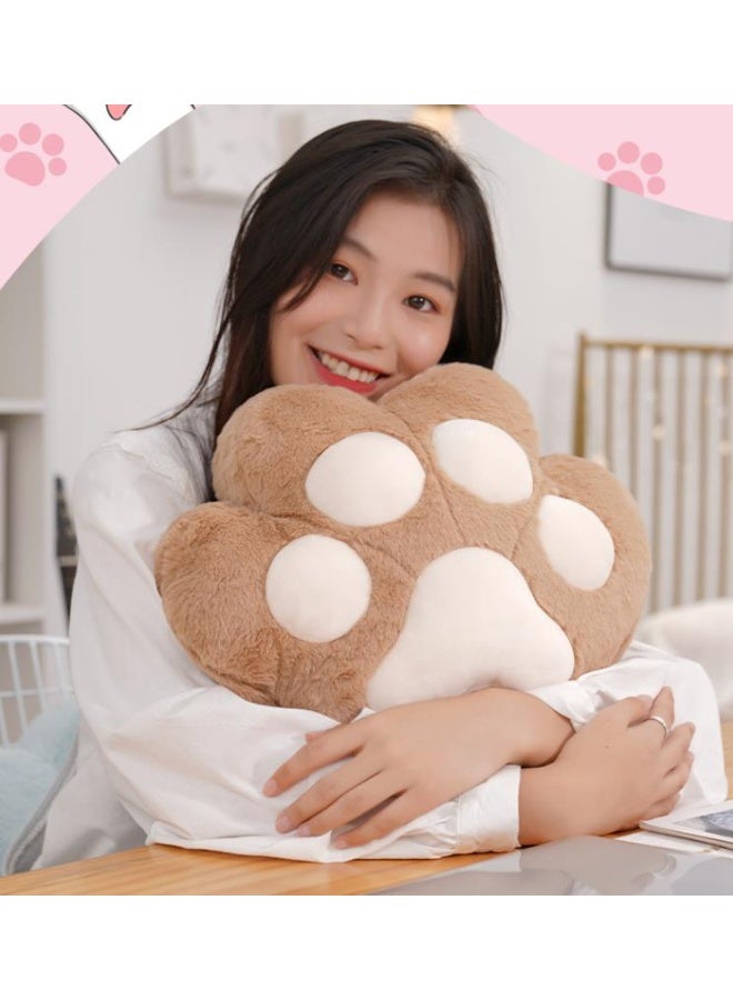 Golden Plane Blanket Travel Blanket Pillow, 2 in 1 Cat Paw Shape Travel Pillow and Blanket Set for Home Office Travel Plush Pillow Air Conditioning Blankets Office (Color : Pink) - Image 5