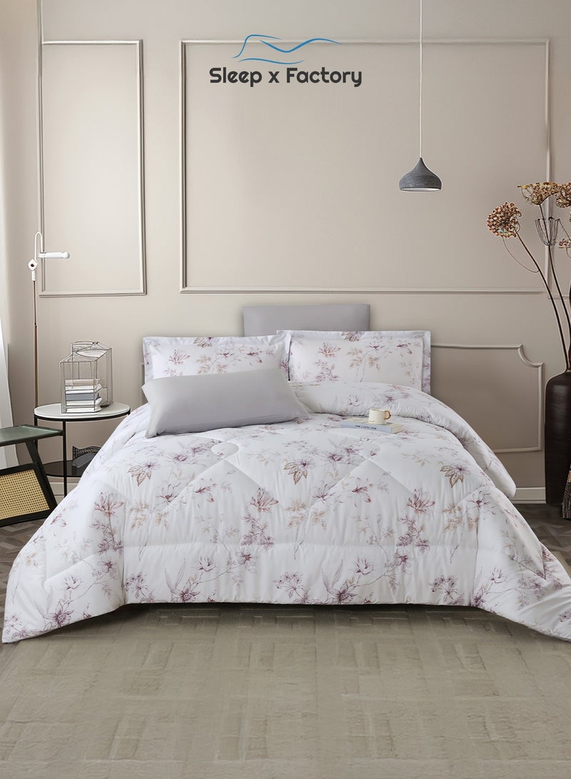 سليب × فاكتوري طقم لحاف رست دوز 6 قطع – قماش وحشوة بوليستر ناعمة – مقاس 260×240 سم – تصاميم متعددة - Image 3