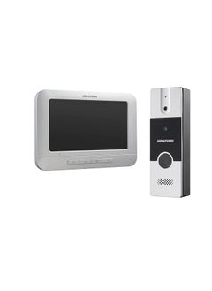 هيك فيجن جرس باب فيديو انالوج بشاشة TFT LCD مقاس 7 انش بدقة 1080p وميكروفون مدمج ومكبر صوت وخاصية الغاء الضوضاء وتسجيل حتى 200 صورة وزر مكالمة واحدة  - Image 1