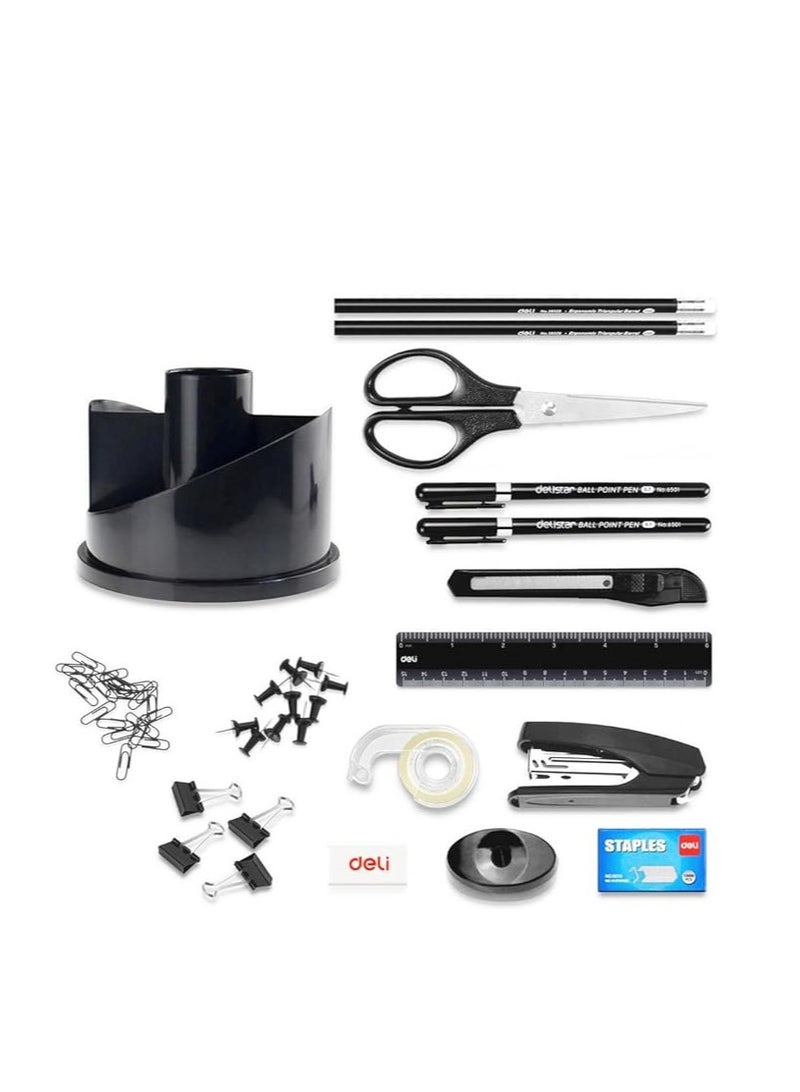 ديلي منظم مكتب دوار من ديلي مكون من 7 أقسام لحمل مجموعة سطح المكتب - Image 1