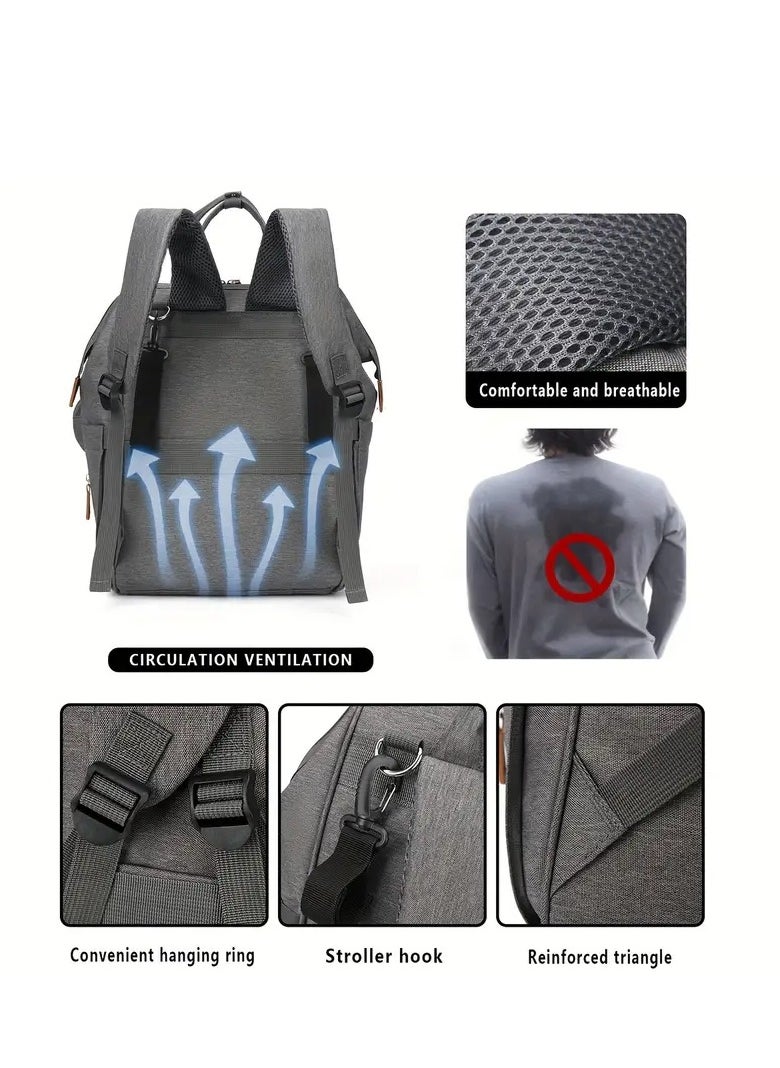 ARCOON - Waterproof Diaper Bag Backpack - Large Capacity, Multifunctional, Perfect for Moms & Dads, Ideal for Travel & Shopping - Image 1
