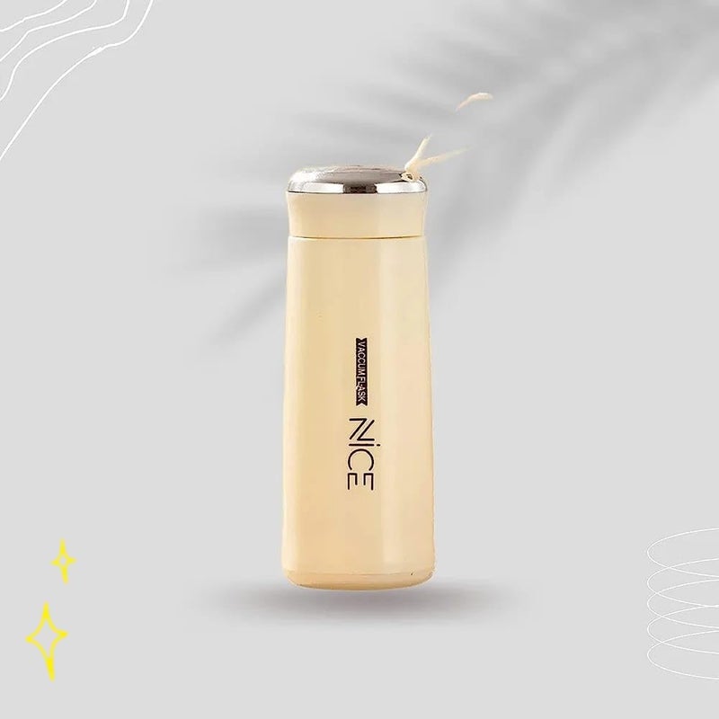 LitVibes Nice Glass Water Bottle 1 piece400 ML OFF WHITE - Image 2