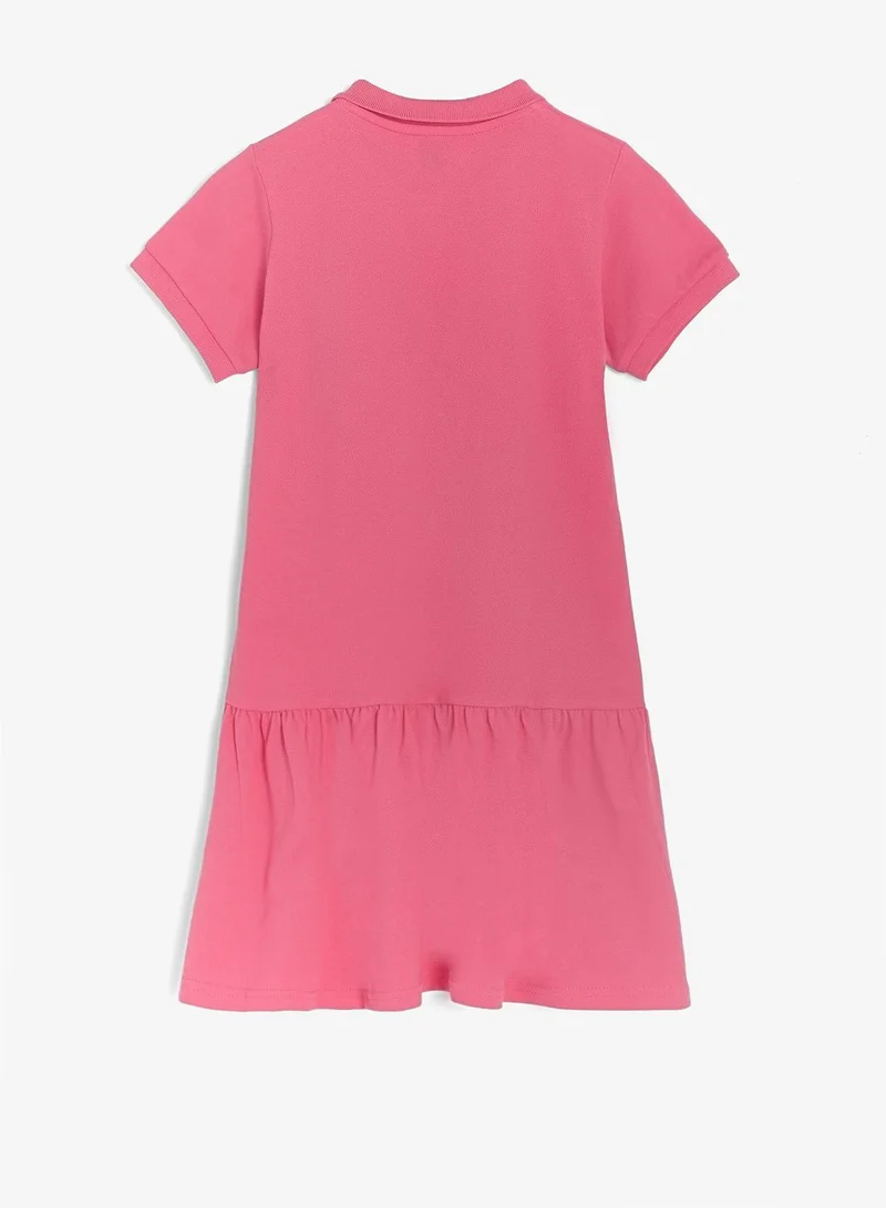 Pinata  Bunny Print Pink Polo Dress for Women | Best Price UAE