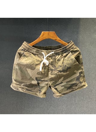 Summer Camo Running Shorts Elastic Waist Men Khaki - pzsku/Z0B283BB8D0A0078A8A14Z/45/1746226477/f9364f9d-75c3-4fe1-978a-7fd31a7407b3
