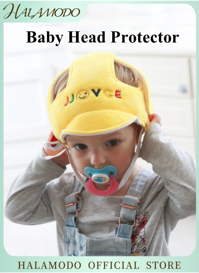 HALAMODO Baby Head Protector Baby Infant Toddler Helmet for Crawling Walking Running No Bumps and Soft Cushion Adjustable Protective Cap Infant Baby Safety Headguard Toddler Helmets for 6-12 Months 1-2 Years Old  - Image 1