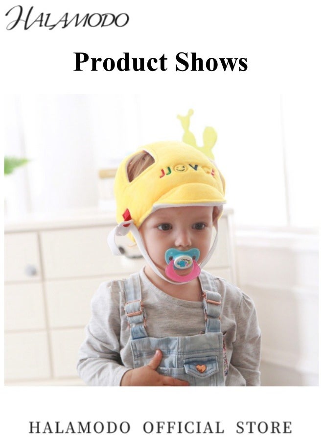 HALAMODO Baby Head Protector Baby Infant Toddler Helmet for Crawling Walking Running No Bumps and Soft Cushion Adjustable Protective Cap Infant Baby Safety Headguard Toddler Helmets for 6-12 Months 1-2 Years Old  - Image 3