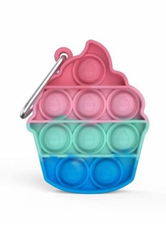 Y&D 6 Pcs Mini Pop Keychain, Bubble Silicone Sensory Fidget Toys Set, Push Simple Dimple Toy for Kids Adults  - Image 4