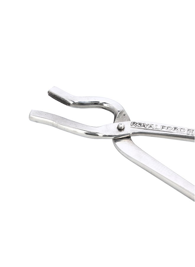 Royalford Stainless Steel Tong Silver - Image 5