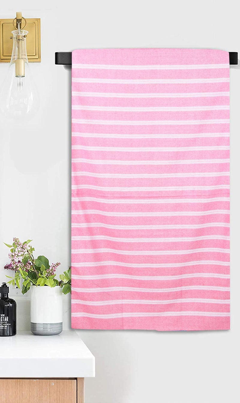 COMFORT WEAVE Cotton Bath Towels 250 GSM Multicolor(Set of 2, 31 X 62 Inch) - Image 4