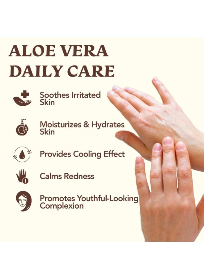 Green Leaf Naturals Aloe Vera Spray Bottle Travel Size | Vitamin C, E & A | Skin Care, Hair Spray, Facial Moisturizer, Hair Growth, Facial Cleanser, Sunburn Relief & After Sun Lotion 3.3oz - Image 5