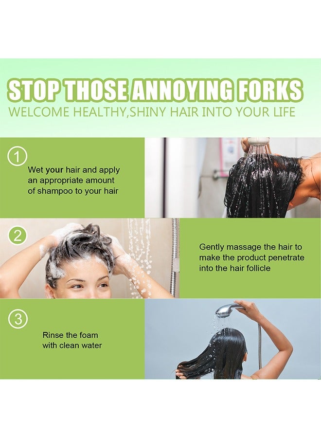 EELHOE Rosemary Mint Strengthening Shampoo -  Infused with Biotin, Cleanses and Helps Strengthen Weak and Brittle Hair 100ml - Image 4