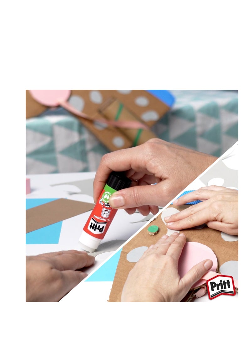 Pritt Glue Stick SRP Original BUNDLE 4x22g Safe & Child-Friendly Craft Glue For Arts & Crafts Activities, Strong-Hold Adhesive - Image 5