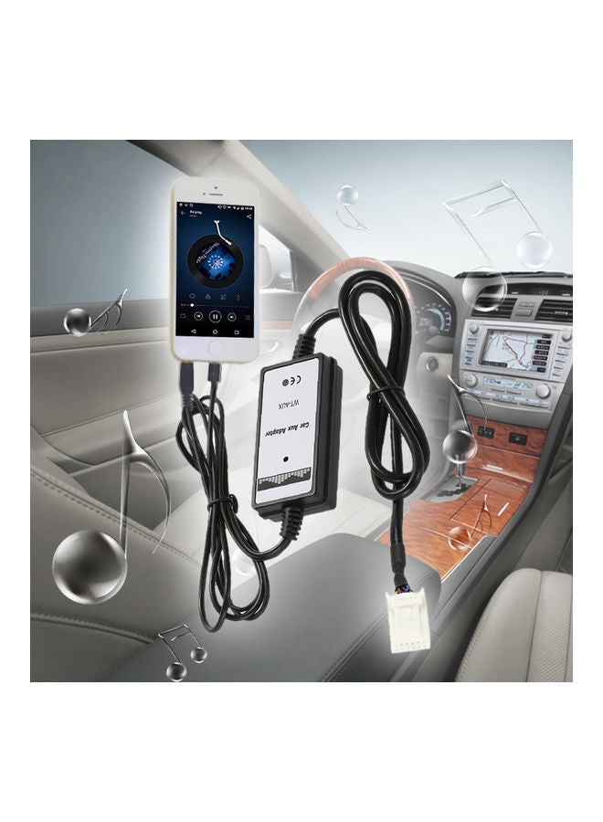 NIBEMINENT 3.5mm Aux Audio MP3 Interface Adapter For Toyota - Image 4