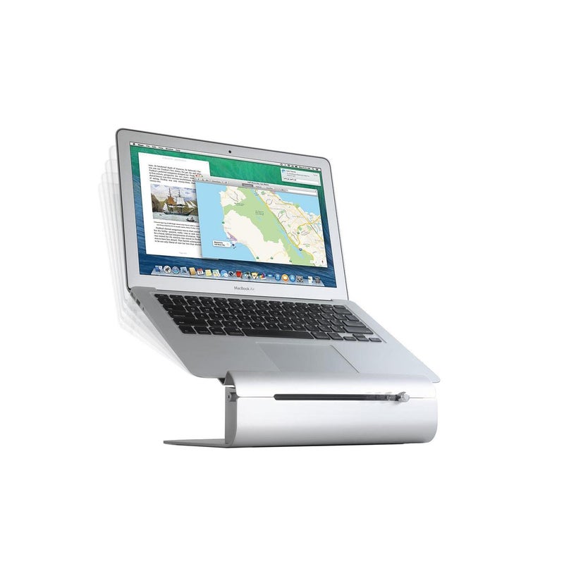 Rain Design iLevel2 Adjustable Height Laptop Stand (Patented) (Silver) - Image 3