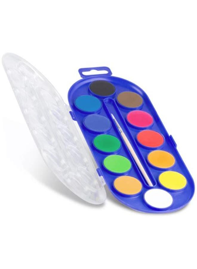 بريمو مجموعة من 12 مجموعة ألوان مائية للتلوين اللوحي - Image 1