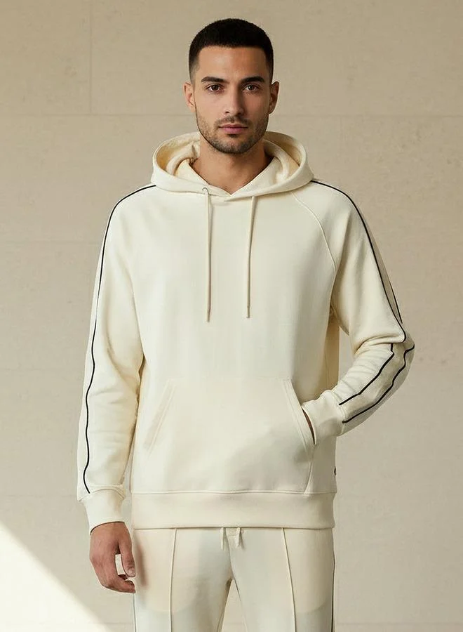 Iconic Iconic Men Tape Detail Hoodie