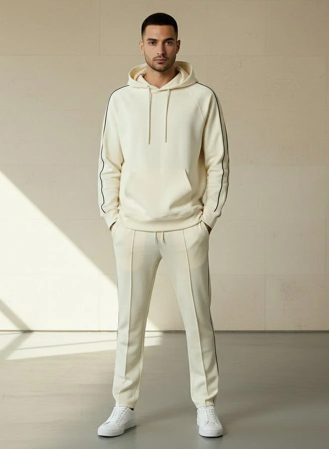 Iconic Iconic Men Tape Detail Hoodie