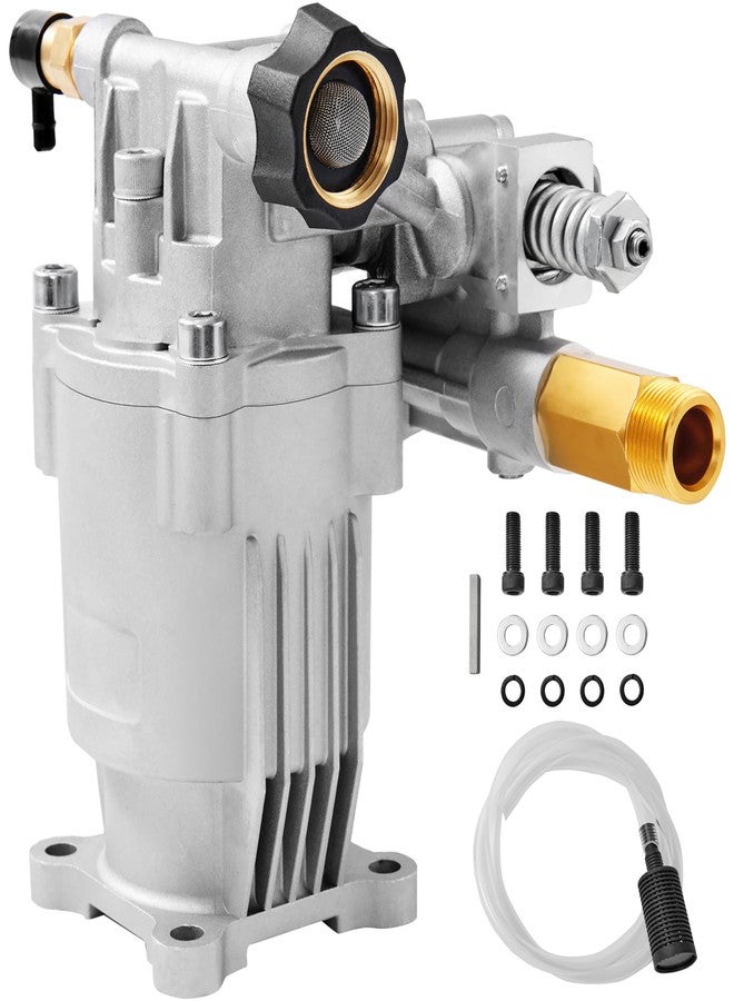 VEVOR Pressure Washer Pump, 3/4" Shaft Horizontal, 3400 PSI, 2.5 GPM, Replacement Power Washer Pumps Kit, Parts Washer Pump, Compatible with Honda, Simpson, RYOBI, Briggs & Stratton, Subaru, Craftsman - Image 1