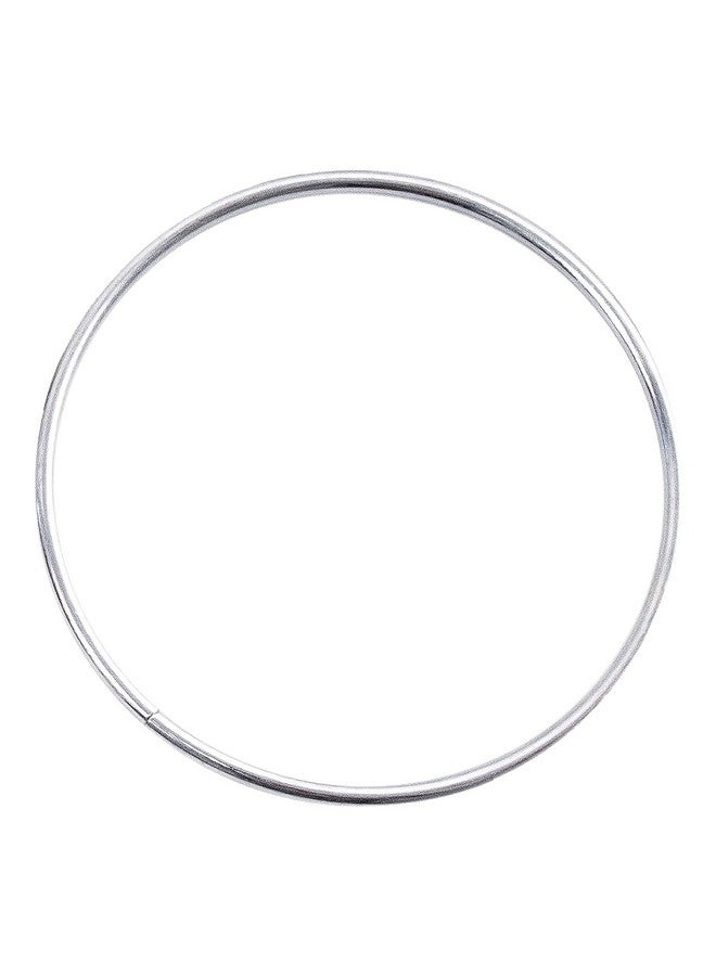 Realeather Crafts Zinc Metal Rings 3 Inch 6 Pack (Bri 03 06) Silver - Image 3