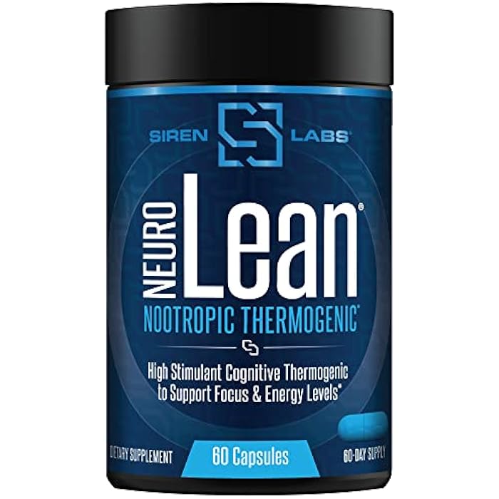 SIRENLABS Siren Labs Neuro Lean Concentrated Thermogenic for Health, Water Loss, Energy and Focus - 60 Capsules - Image 1