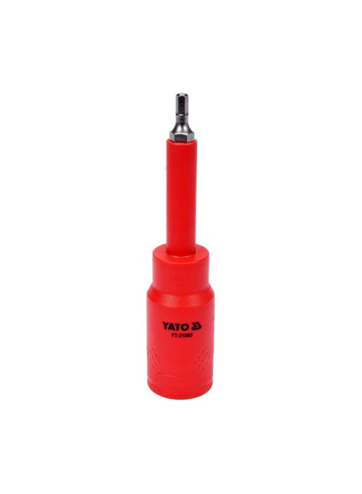 Yato YATO Insulated Hexagon Socket 1/2" 4mm