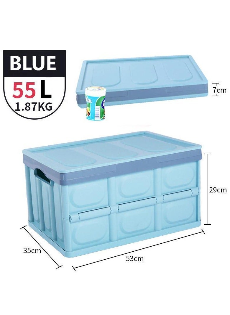 Foldable Car Trunk Storage Box, In-Car Storage Container, Multi-functional Foldable Car Trunk Organizer, Car Storage Bin, Collapsible Portable Storage Box  - Image 1
