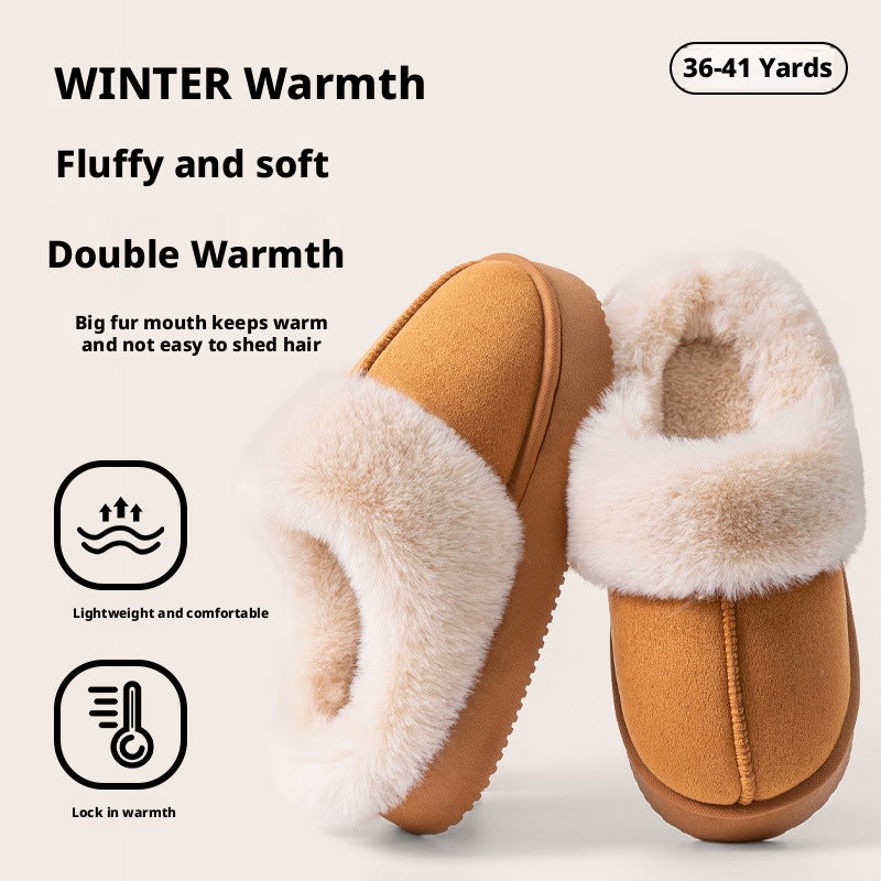 Women's Winter Slippers with Plush Lining and Anti-Slip Sole - Image 4