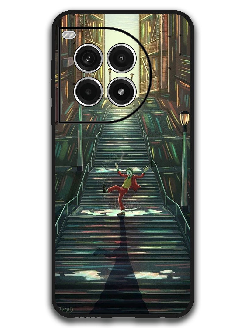 Theodor Protective Case Anti Scratch Shock Proof Bumper Cover For OnePlus Ace 3 Pro Joker on stairs - Image 1