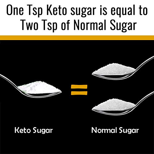 NutroActive Keto Sugar Zero Carb Sweetener 100% Sugar Free- 250gm - Image 2