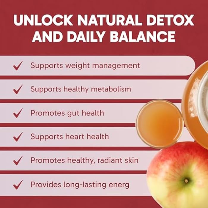 Clinical Effects Apple Cider Vinegar Capsules - 1300mg Pure Apple Cider Vinegar for Weight Management, Heart Health, and Energy Support - 60 Veggie ACV Pills - Made in The USA - Image 4