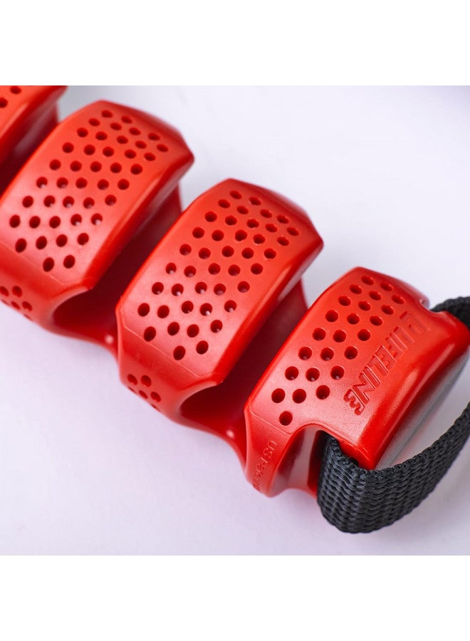 Lifeline Pull Up Revolution Assistance System to Improve Arm, Shoulders and Chest Strength with Assisted Pull Ups and Chin Ups, 3 x 10 x 6.5 inches Red - Image 4