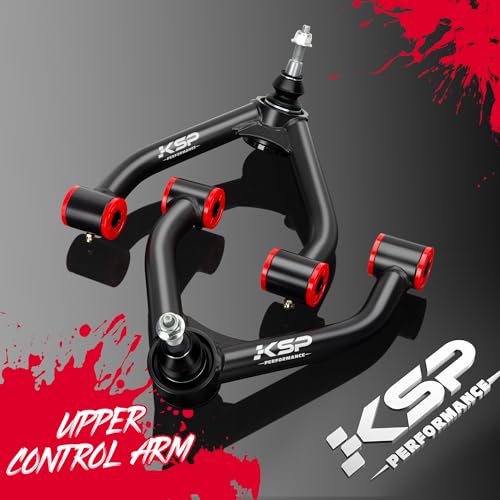 KSP PERFORMANCE KSP 2-4" K1500 Upper Control Arms, Adjustable Front Control Arm Compatible With Chevy GMC K1500 1988-1999, Aftermarket Steel UCA With Greasable Ball Joint fit Blazer Tahoe Yukon Year Before 1999 - Image 5
