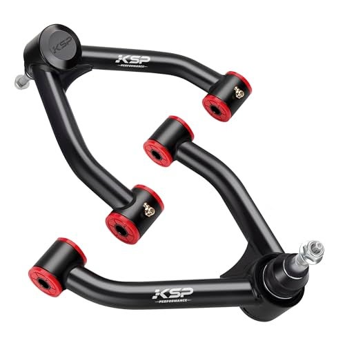 KSP PERFORMANCE KSP 2-4" K1500 Upper Control Arms, Adjustable Front Control Arm Compatible With Chevy GMC K1500 1988-1999, Aftermarket Steel UCA With Greasable Ball Joint fit Blazer Tahoe Yukon Year Before 1999 - Image 1