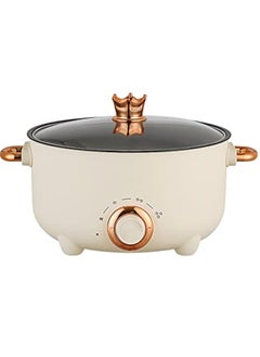 Arabest 24cm Multifunctional Cooking Pot, Deep Wall Design Safe Temperature Control 3 Gear Knob Electric Pot High Power Steaming and Cooking Coating Liner for Kitchens  - Image 4