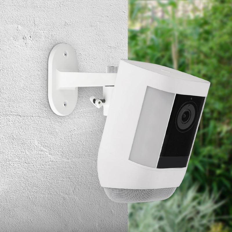 ALERTCAM 2Pack Security Wall Mount for Ring Spotlight Cam Plus/Pro (Battery), 360° Adjustable Indoor/Outdoor Mounting Bracket for Ring Surveillance Camera System - White - Image 5