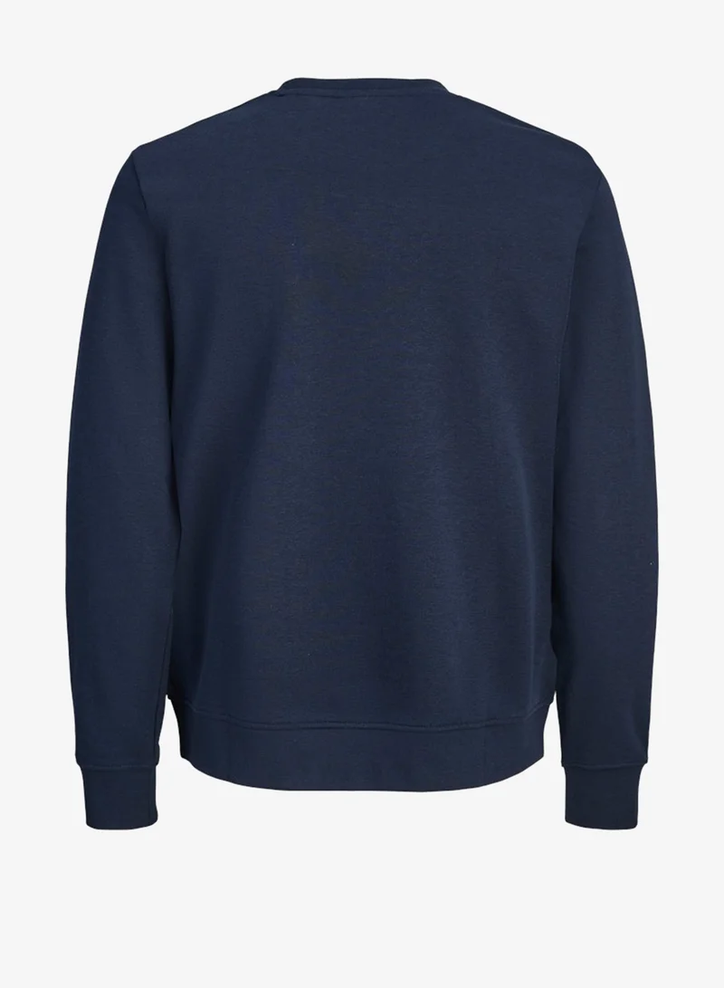 Jack & Jones Junior Kids Jjdevin Dayton Print Crew N Jnr Sweatshirt