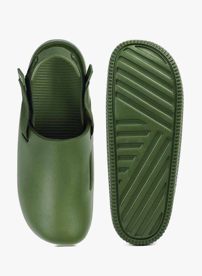 YOHO Men Olive Glide Clogs with Adjustable Strap - Image 3