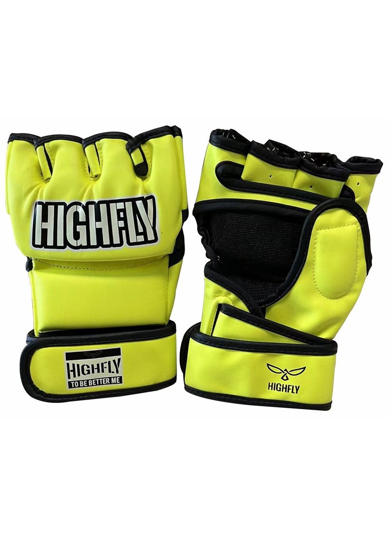 HIGHFLY Highfly HLY‑HGY Half‑Finger Workout Gloves – Lightweight Leather & Mesh for Gym, Cycling & Cross‑Training  - Image 2