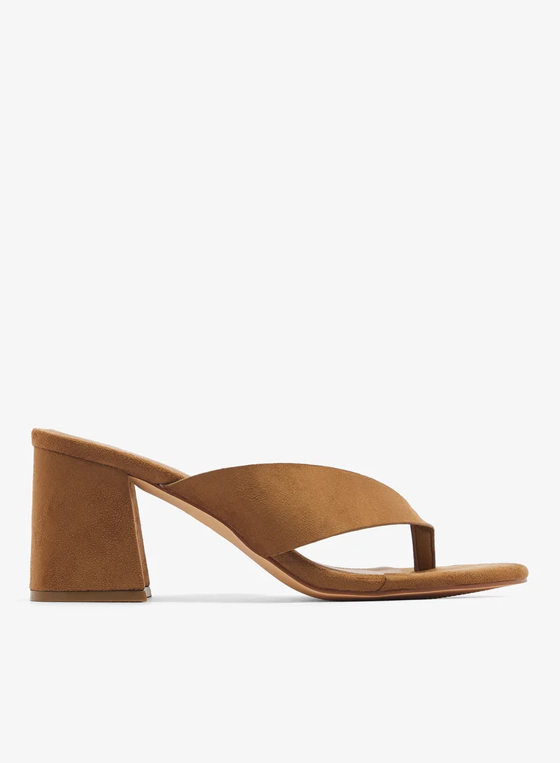 London Rebel Elle Single Strap High-Heel Sandals