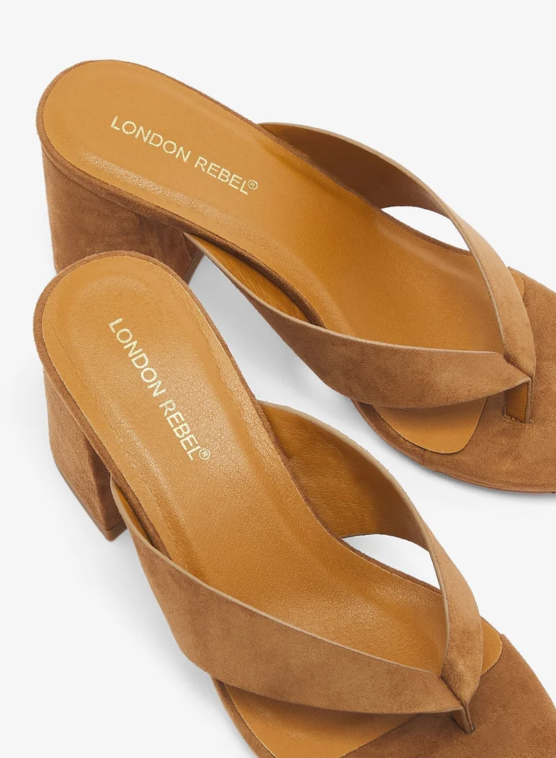 London Rebel  Elle Single Strap High-Heel Sandals for Women | Best Price UAE
