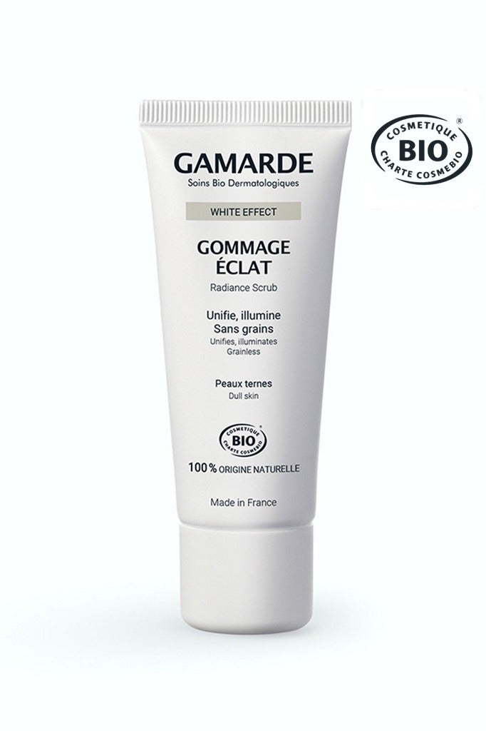 Radiance Scrub 40ml – Certified Organic Brightening Face Scrub with GWE® Plant-Based Lightening Complex – Gently Exfoliates, Reduces Dark Spots, Evens Skin Tone & Revives Radiance – Vegan