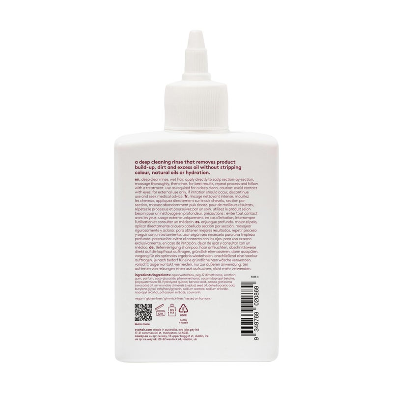 EVO Springsclean Shampoo - Deep Cleansing & Gentle Moisturizing - For Natural Shiny Soft Curly & Wavy Hair - 300ml / 10.1fl.oz - Image 2