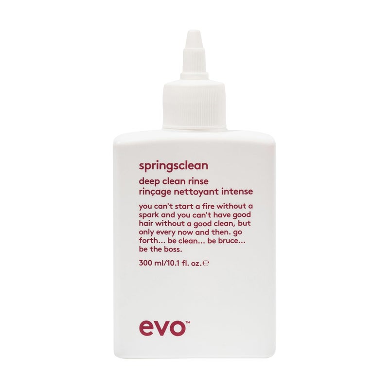EVO Springsclean Shampoo - Deep Cleansing & Gentle Moisturizing - For Natural Shiny Soft Curly & Wavy Hair - 300ml / 10.1fl.oz - Image 1