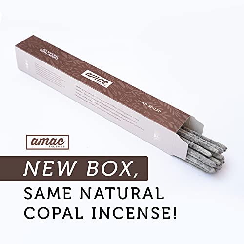 amae INCENSE Authentic 100% White Copal Incense Sticks - Thick, Natural Mayan Resin for Spiritual Practices, Meditation, Yoga, Cleansing, Relaxation - Smooth Burning, Long Lasting, Handmade in Mexico - 40 Sticks - Image 3