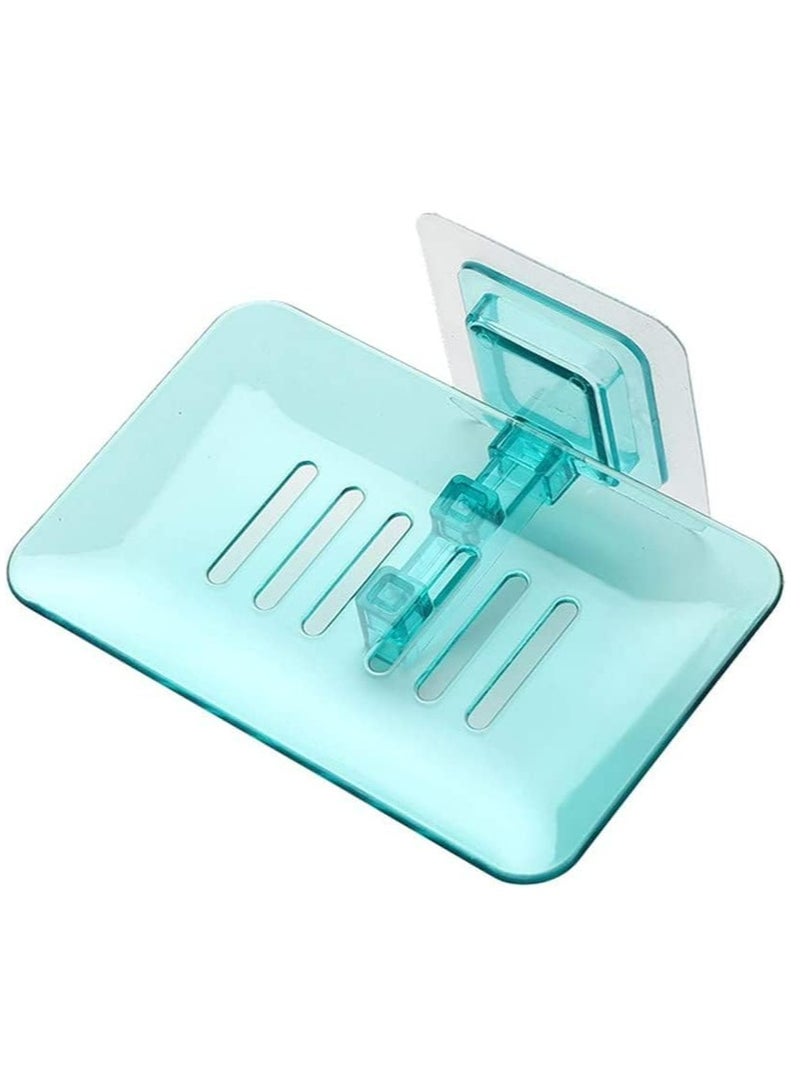 Oasisgalore 1PCS Plastic Rectangular Soap Saver，No drilling Soap Box Wall-mounted Soap Holder for Shower - Image 2