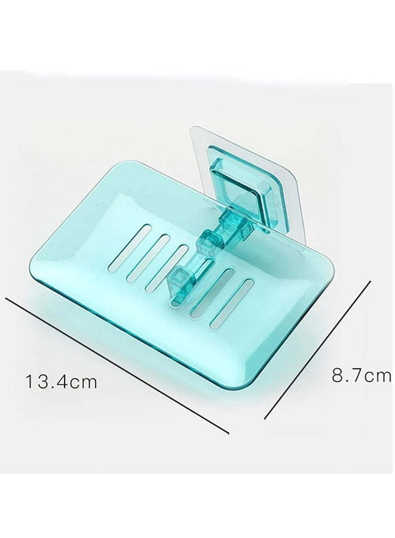 Oasisgalore 1PCS Plastic Rectangular Soap Saver，No drilling Soap Box Wall-mounted Soap Holder for Shower - Image 4