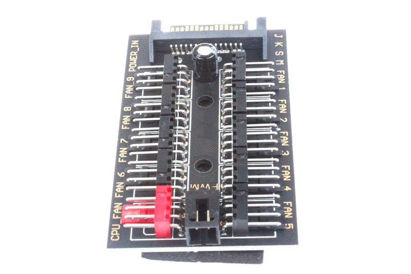 NOYITO 10-Channel PC Fan PWM HUB SATA Port Power Supply Maximum Support 10-Channel PWM Fan Temperature Control Suitable for Motherboard 3Pin 4Pin Fan - Image 4