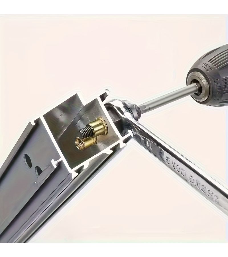 طقم أدوات صواميل البرشام، 11 قطعة، رؤوس سحب M3 M4 M5 M6 M8 M10 - Image 3