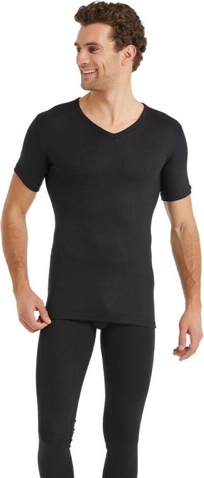 Blackspade V Neck Short Sleeve White Thermal Underwear C3T6N2O1  - Image 3
