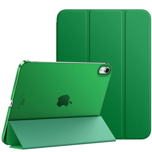 MoKo for iPad (A16) 11th Generation Case 11 Inch 2025, iPad 10th Generation Case 10.9 Inch 2022, Slim Stand Hard PC Translucent Back Shell Smart Cover, Support Touch ID, Auto Wake/Sleep, Forest Green - Image 1